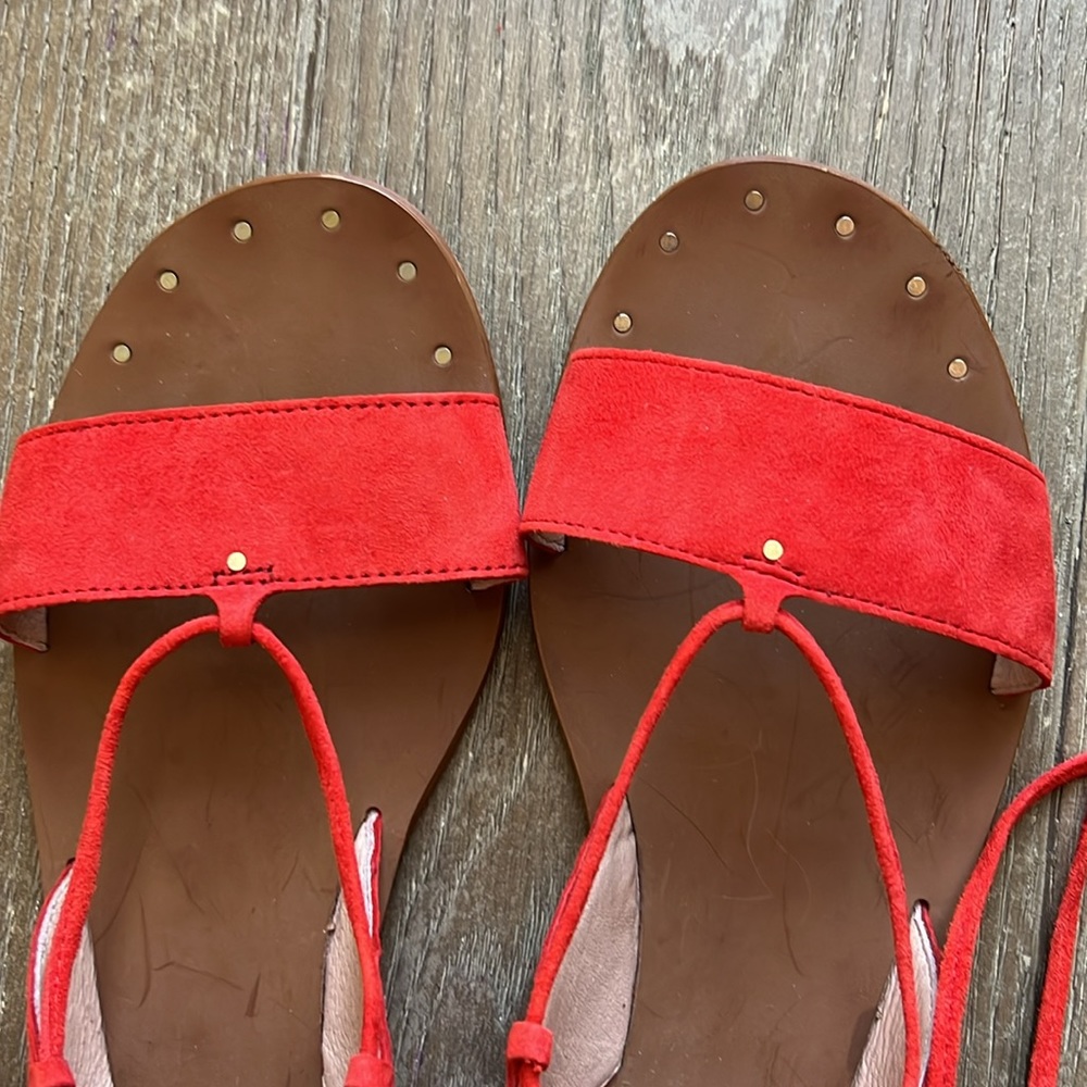 EUC Madewell Bridget Lace-Up Sandal - Picture 9 of 12
